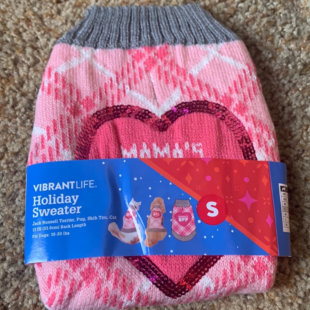 New pink sweater MAMA’S BFF size Small